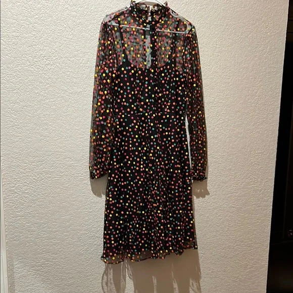 Unique Vintage Polka Dot Party Dress Size Large - Picture 2 of 7